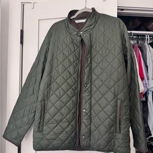 Peter millar Suffolk Men's Quilted Green Jacket